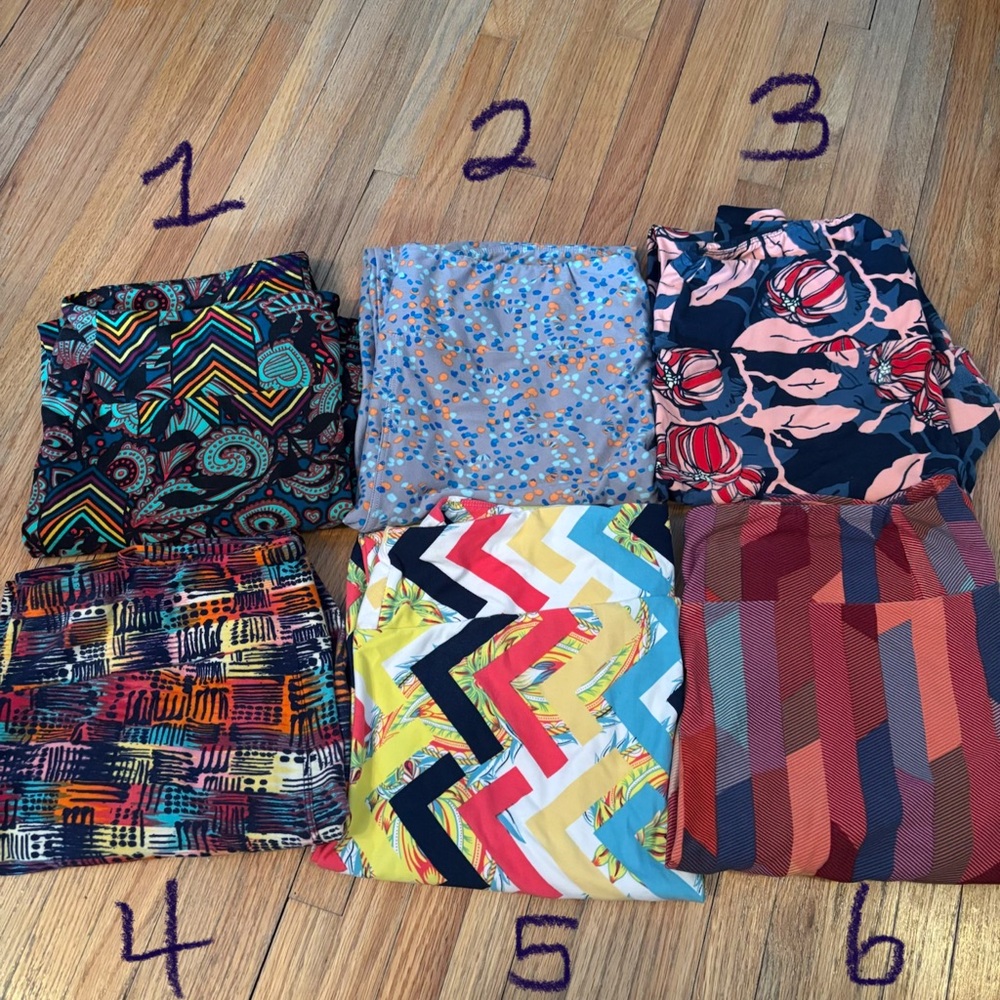 Lularoe Colorful Patterned Leggings